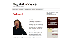 Desktop Screenshot of negotiationninja.com
