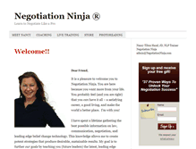 Tablet Screenshot of negotiationninja.com